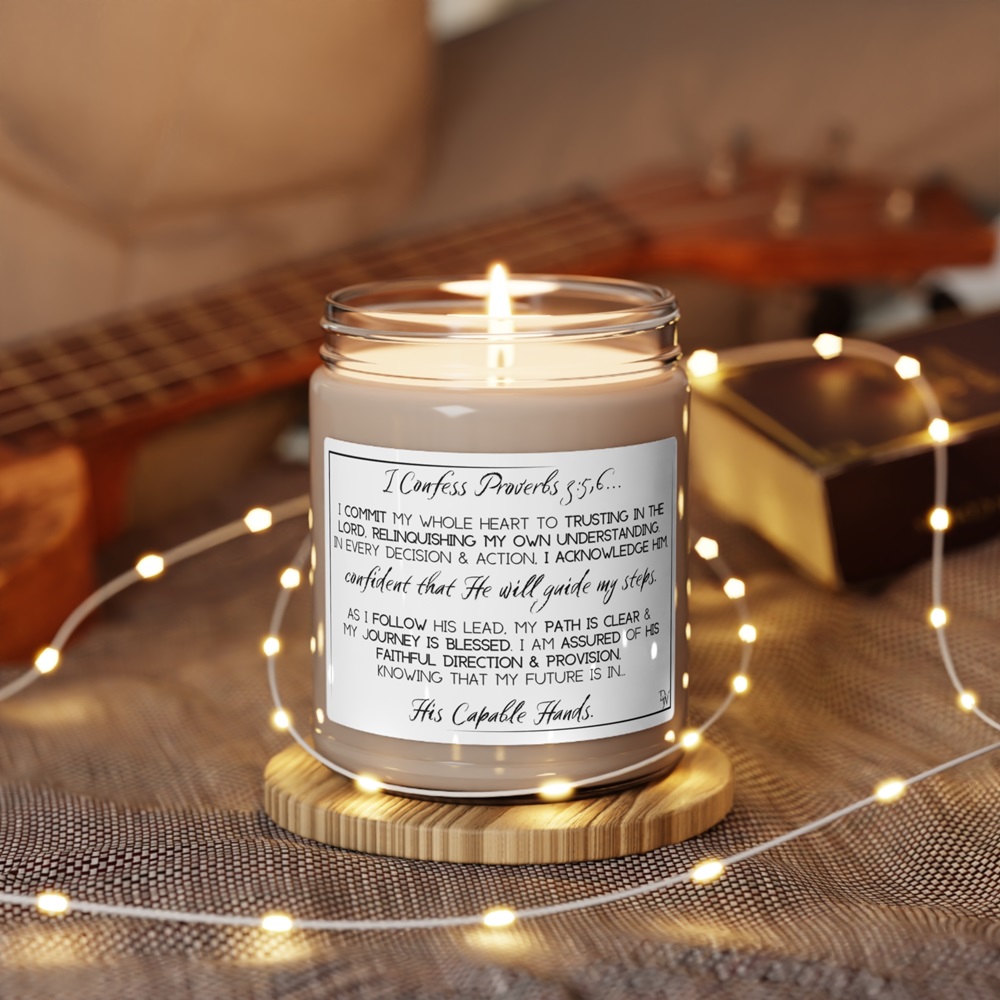 candles with sayings on them